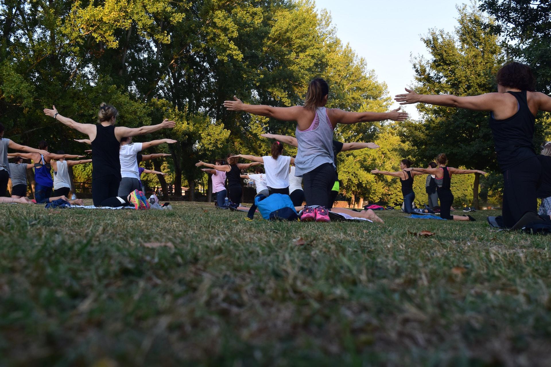 Yoga im Freien